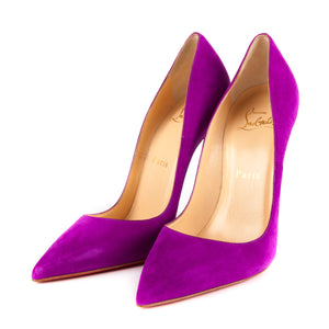 So Kate Heels in Purple Suede