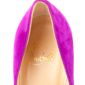 So Kate Heels in Purple Suede