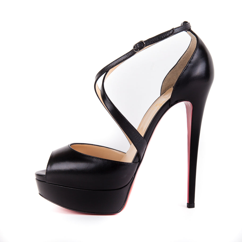 Marlenalta Peep Toe Platform Pumps in Black