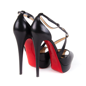 Marlenalta Peep Toe Platform Pumps in Black