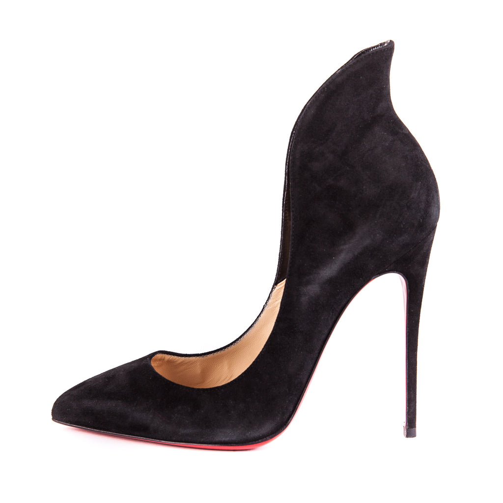 Mea Culpa Flared Suede Pump