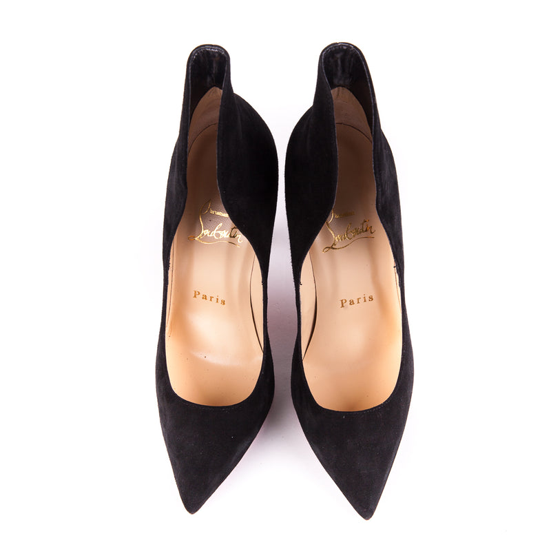 Mea Culpa Flared Suede Pump