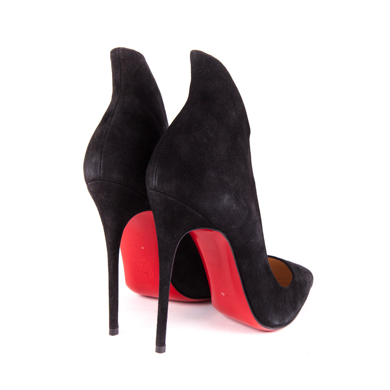 Mea Culpa Flared Suede Pump