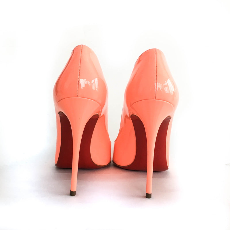 Pigalle 100 Orange Patent