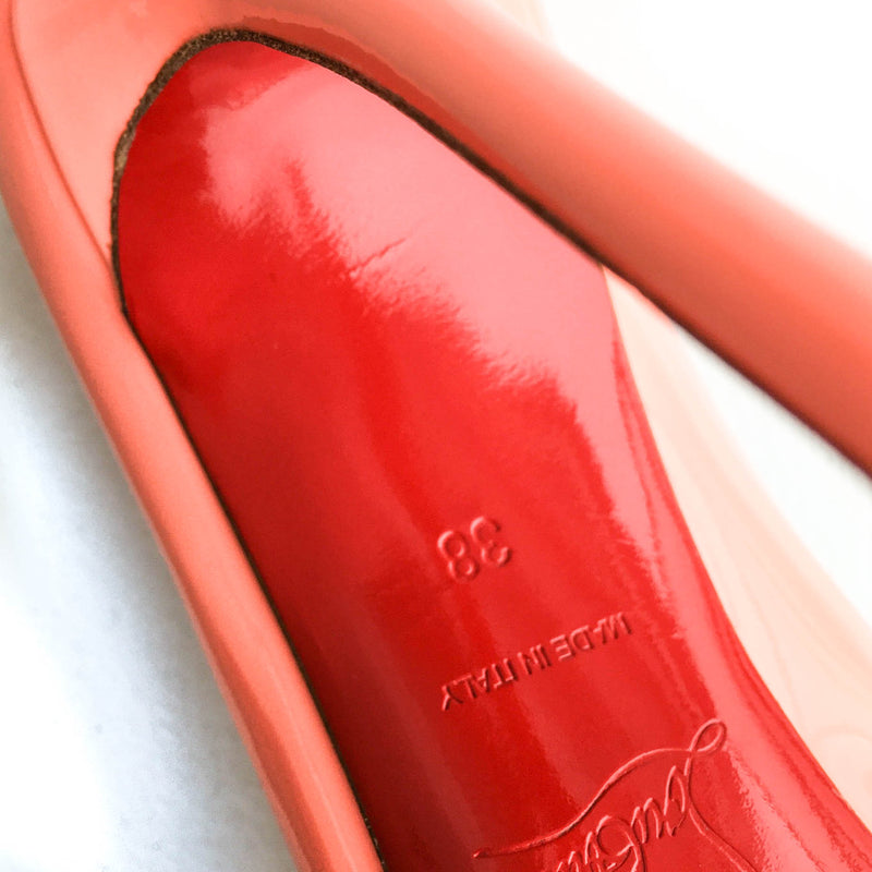 Pigalle 100 Orange Patent