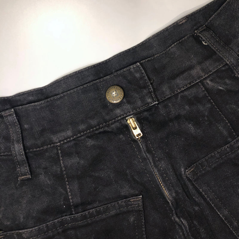 Vintage Skirt with Zucca Monogram on Pocket