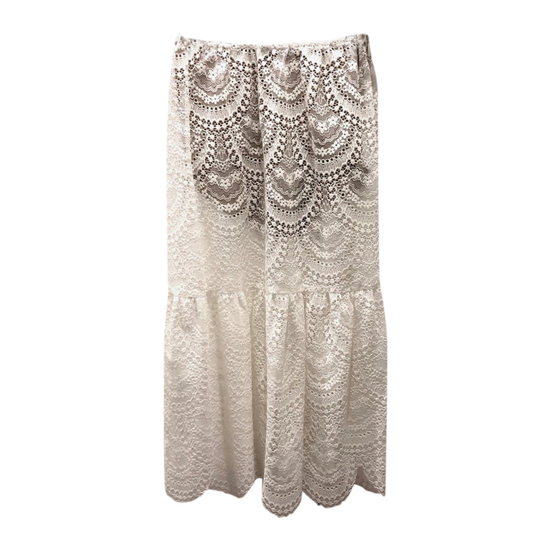 Rosalita Lace Skirt in White