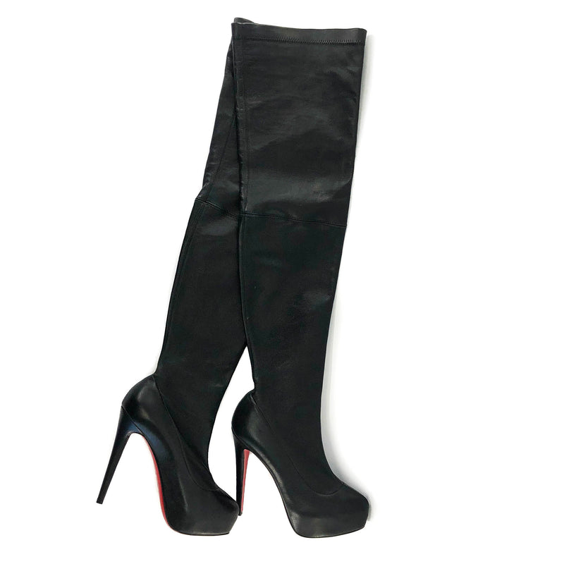 Thigh High 120 Boot, Black