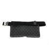 Black GG Monogram Print Belt Fanny Pack Bum Bag