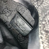 Black GG Monogram Print Belt Fanny Pack Bum Bag