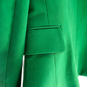 Emerald Green Blazer with Gold