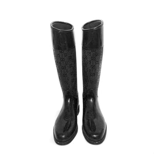 Gucci Rubber Rain Boots with Lining