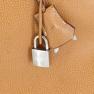 Birkin 35 Gold Vache Liegee  J-Stamp Palladium Hardware