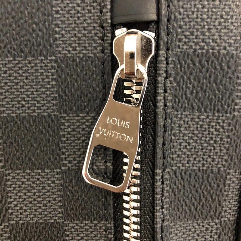 Louis Vuitton Graphite Pochette Kasai Clutch Bag men's bag