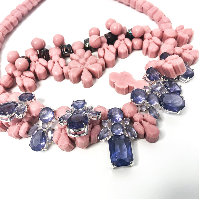 Pink Gin Gemstone Necklace