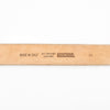 Silver Logo ''Moschino" Embellished Leather Belt in Beige