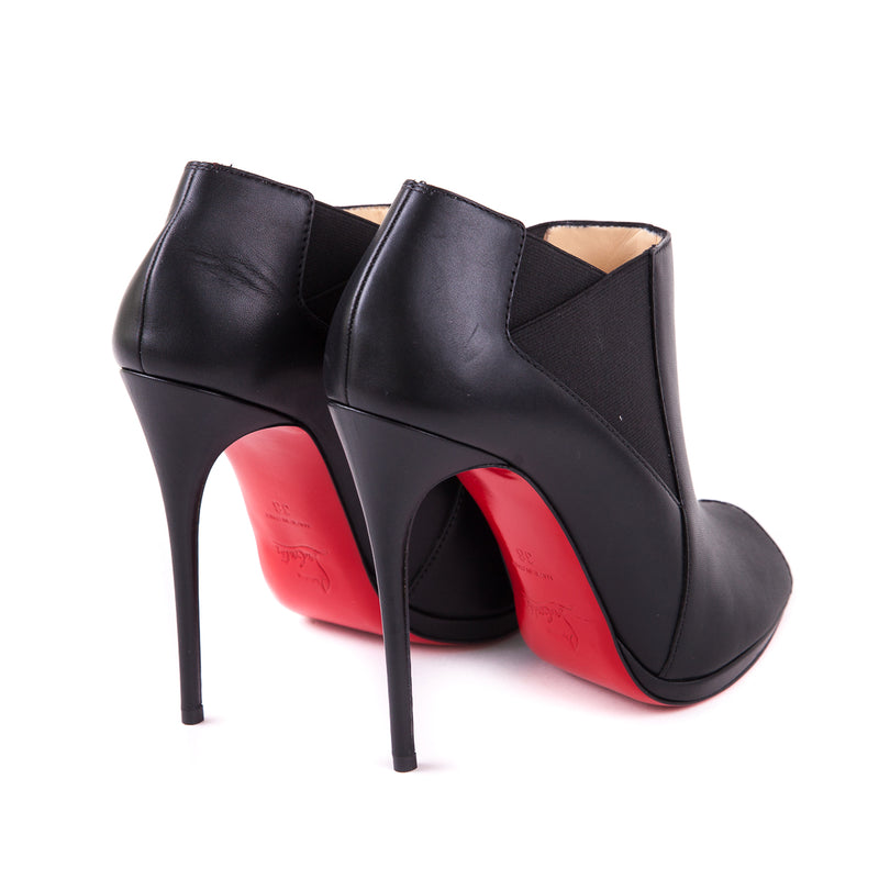 Bootstagram 120 Peep-Toe Bootie Black