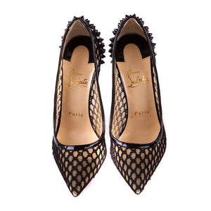 Guni Spiked Perforated 100 Pumps Black