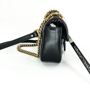GG Marmont Black Mini Matelassé Shoulder Bag