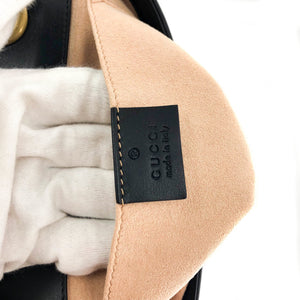 GG Marmont Black Mini Matelassé Shoulder Bag