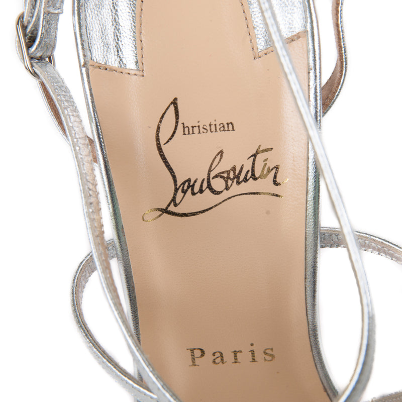 Youpiyou Strappy 100 Sandals, Silver