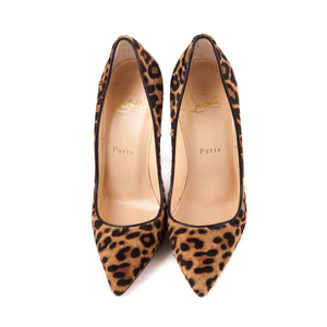So Kate Leopard Print Pony Hair Pumps