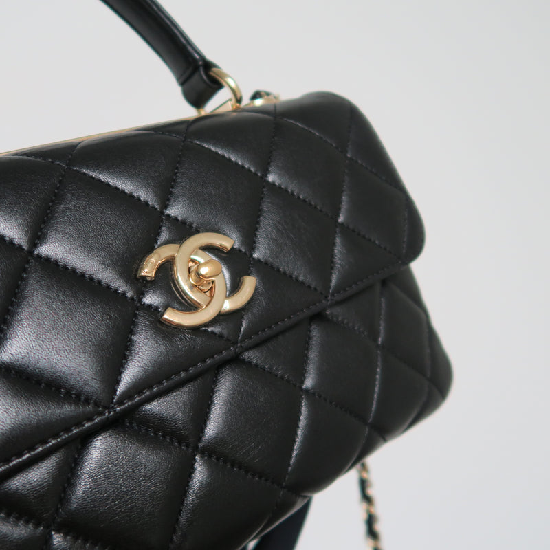 Small Trendy CC in Lambskin Leather with GHW