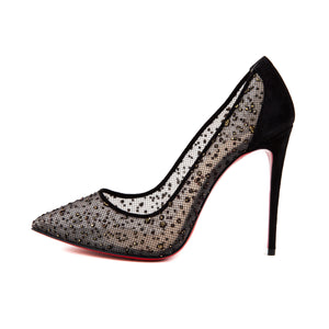 Follies Embellished Tulle Pump