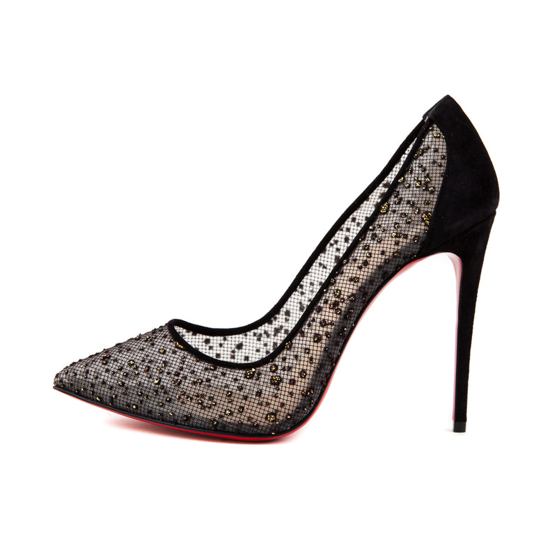 Follies Embellished Tulle Pump