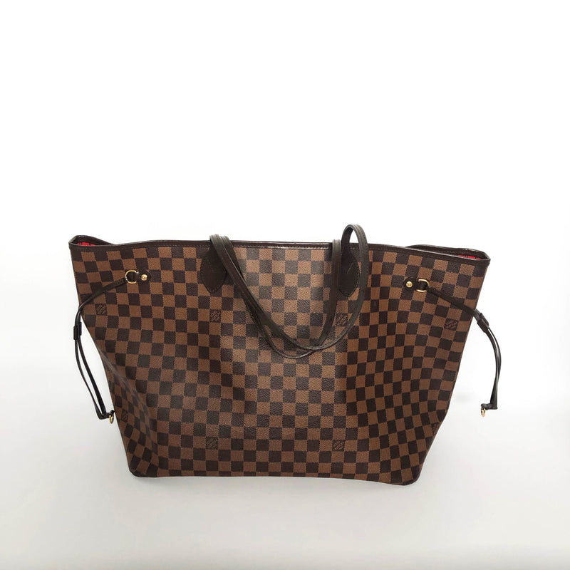 Louis Vuitton Neverfull GM damier ebene gold hardware – Bag Religion