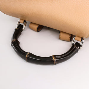 Vintage Tassel Backpack with Bamboo Handle
