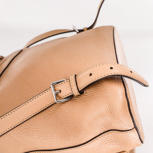 Vintage Tassel Backpack with Bamboo Handle