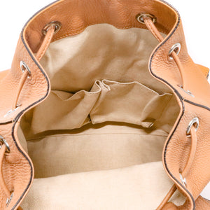 Vintage Tassel Backpack with Bamboo Handle