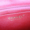 Single Flap Caviar Jumbo in Red
