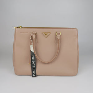 Saffiano Galleria Beige Large Bag