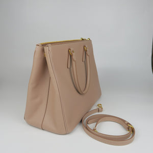 Saffiano Galleria Beige Large Bag