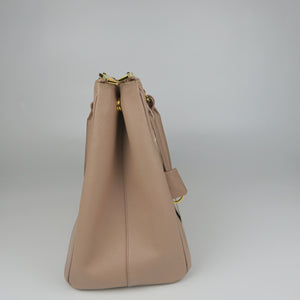 Saffiano Galleria Beige Large Bag