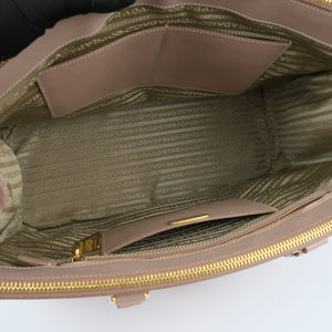 Saffiano Galleria Beige Large Bag