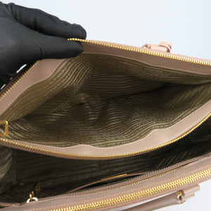 Saffiano Galleria Beige Large Bag
