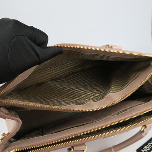 Saffiano Galleria Beige Large Bag