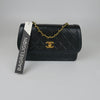 Small Timeless Diana Flap Black Lambskin 24k GHW