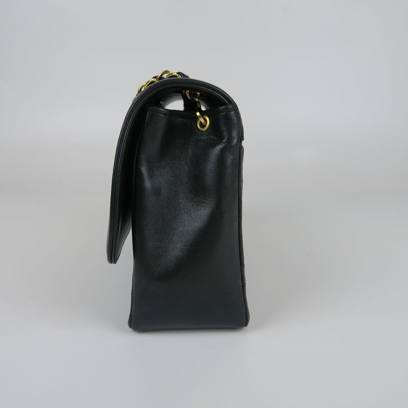 Small Timeless Diana Flap Black Lambskin 24k GHW