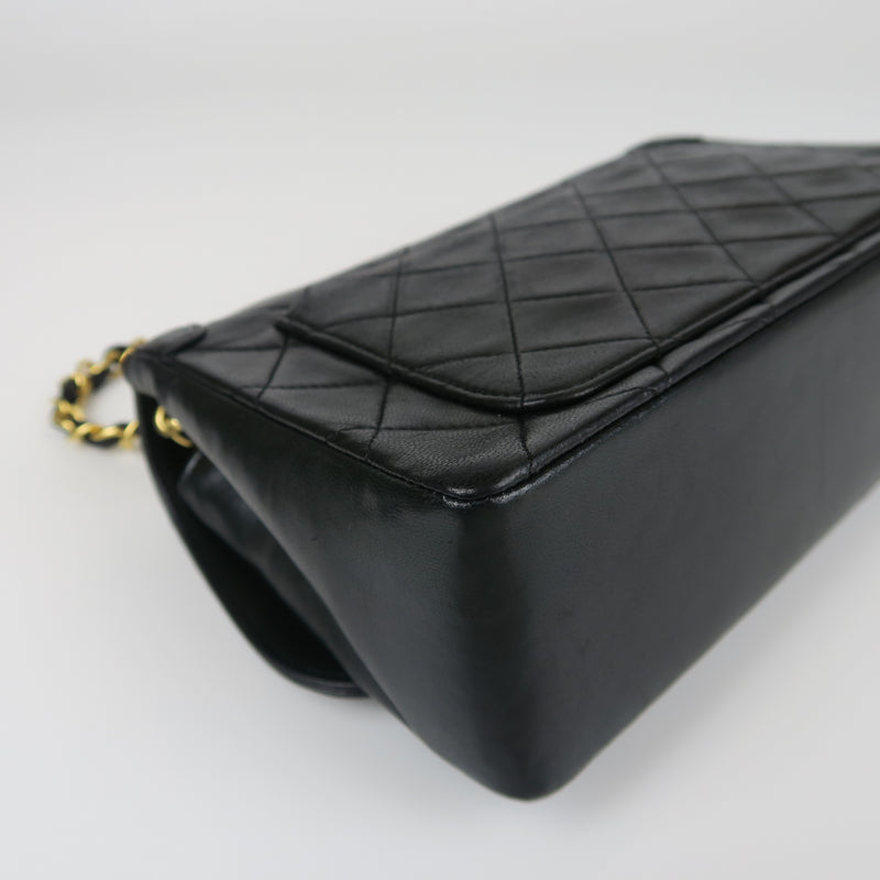 Small Timeless Diana Flap Black Lambskin 24k GHW