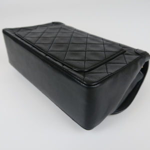 Small Timeless Diana Flap Black Lambskin 24k GHW