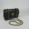Small Timeless Diana Flap Black Lambskin 24k GHW