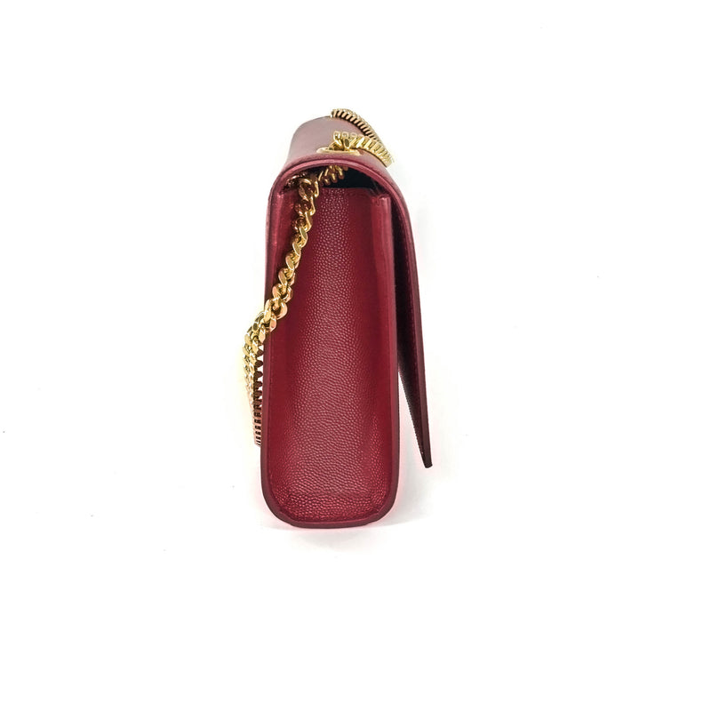 Classic Monogram Kate in Deep Red Grain Leather GHW