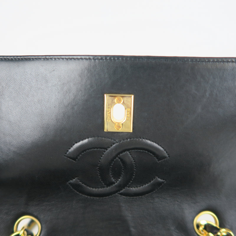 Small Timeless Diana Flap Black Lambskin 24k GHW