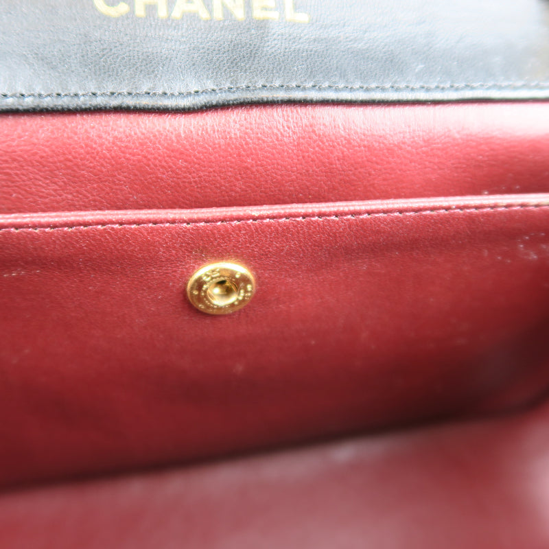 Small Timeless Diana Flap Black Lambskin 24k GHW