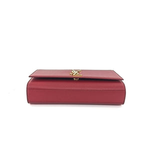 Classic Monogram Kate in Deep Red Grain Leather GHW