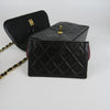 Small Timeless Diana Flap Black Lambskin 24k GHW